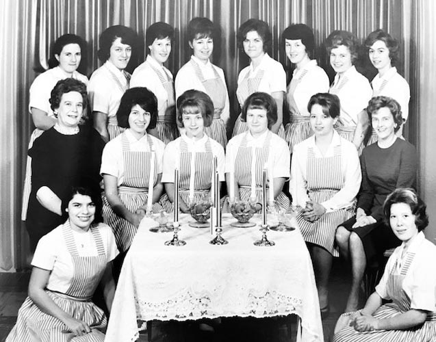 Chemainus Health Care Auxiliary Candy Stripers 1960s